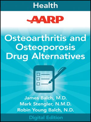 cover image of AARP Osteoarthritis and Osteoporosis Drug Alternatives